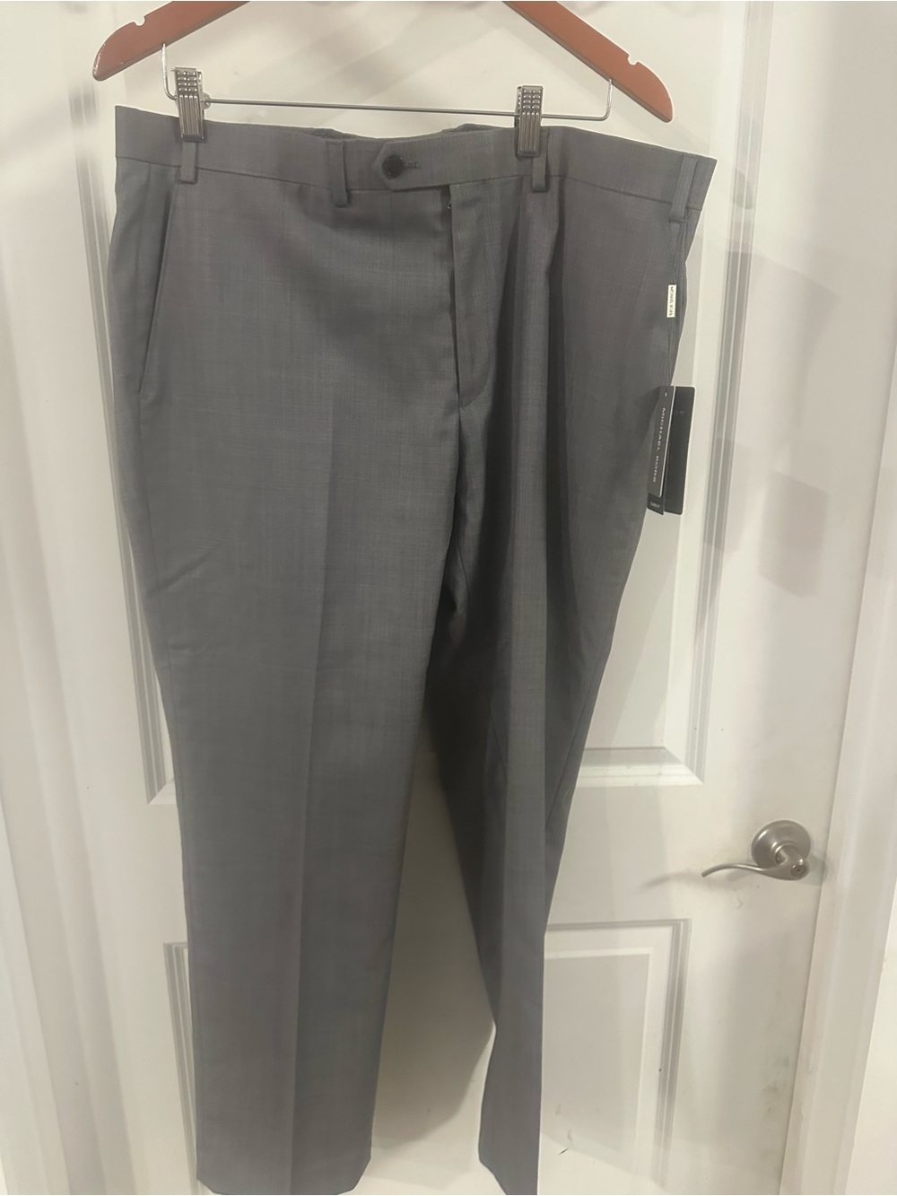 Michael Kors Men's Gray Dress Pants - Tailored Classic